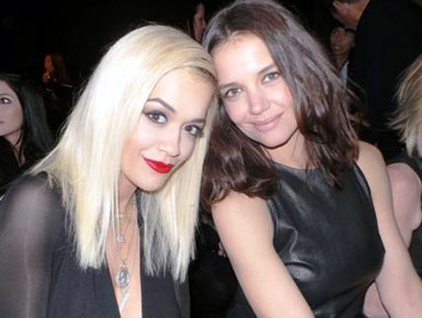 rita ora katie holmes