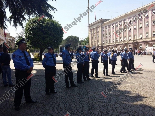 protesta pd police