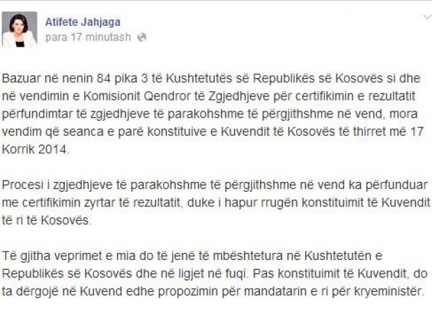 jahjaga fb