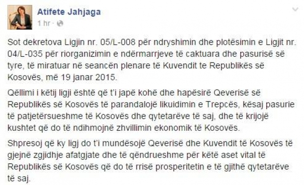 jahjaga fb