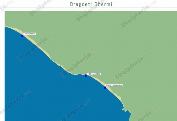 dhermi harta bregdetit