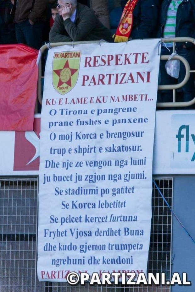 partizani reciton per tiranen e skenderbeun