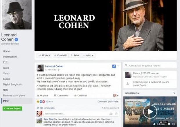 leonard cohen postimi