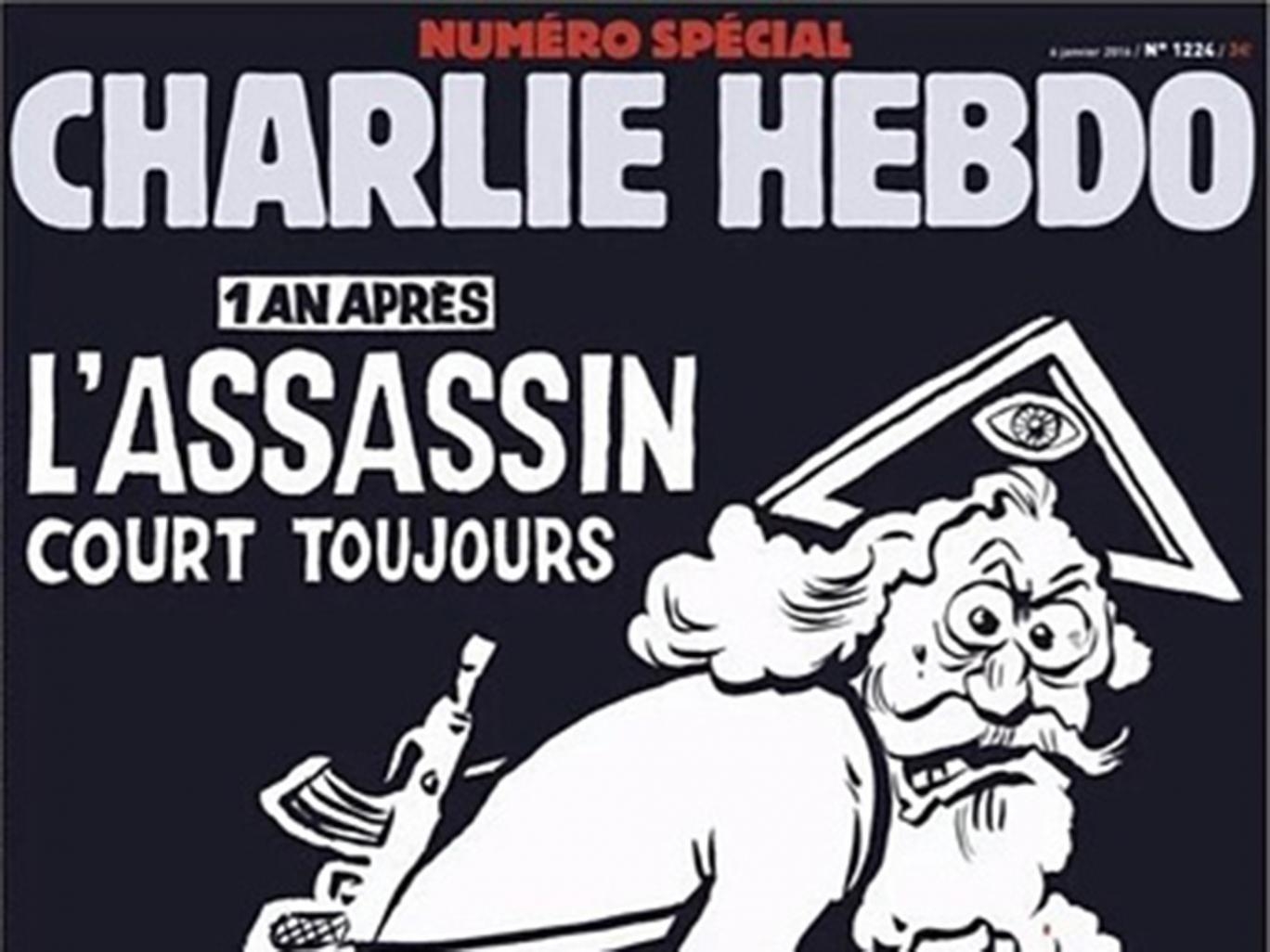 karikatura e  1 vjetorit te charlie hebdo