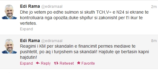 edi rama twitter