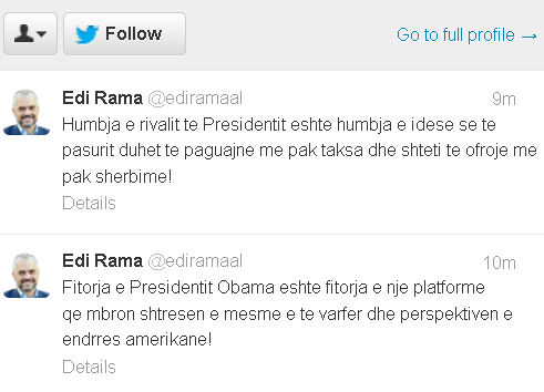 rama twiter