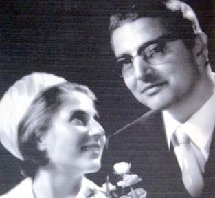 Martin Camaj me bashkëshorten Erikën, kur ishin të rinj