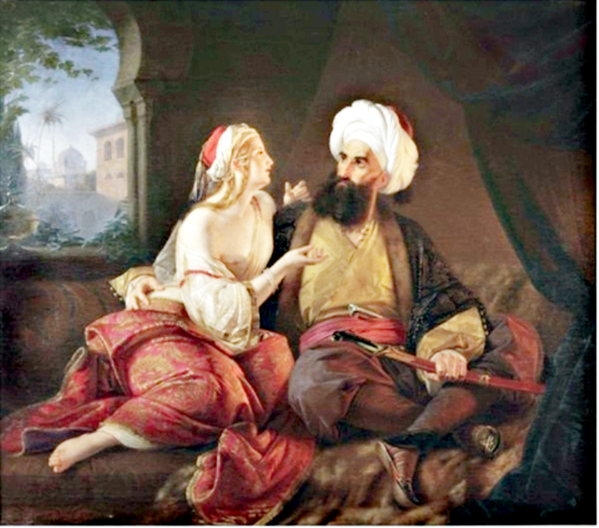 Ali Pashë Tepelena dhe Vasiliqia, tablo e Paol Emil Jacobs