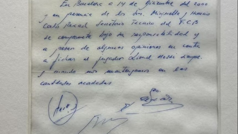 1 milion dollarë, shitet peceta e përdorur nga Barcelona për të nënshkruar me Lionel Messin