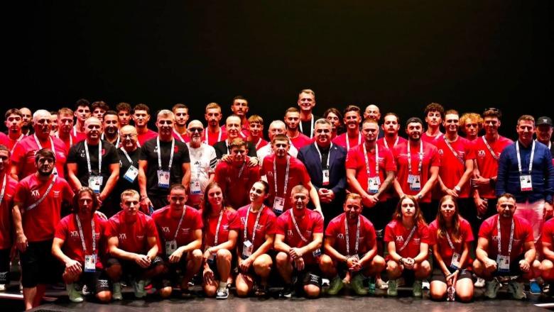 Lojërave Mesdhetare 2026, ministri Gonxhja në Itali: Shqipëria përfaqësohet me delegacionin më të madh të sportistëve!