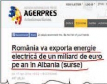 Një mld euro import energjie nga<br />Rumania, kontrata ende në proces