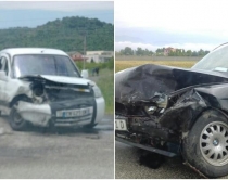Përplasen dy automjete<br />në Rinas, shkak moti i keq