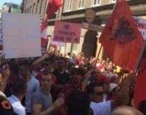 Protestat në Shkup, diaspora në<br />Evropë e SHBA pro shqiptarëve