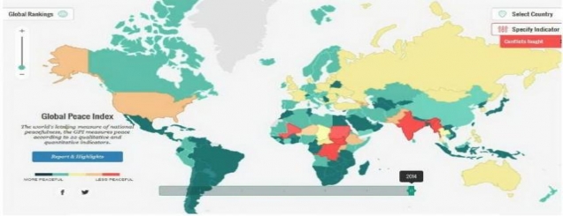 Ja 11 vendet e botës që nuk janë<br />të përfshira në luftra