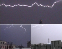 VIDEOLAJM/Stuhi dhe shi në Tiranë<br />Ja rrufetë që &ldquo;goditën&rdquo; kryeqytetin