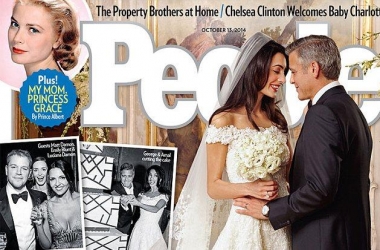 Ja fotot zyrtare të dasmës së<br />Clooney me Amal  Alamuddins