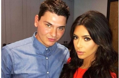 Pas bukurisë së Kim Kardashian<br />fshihet dora e makiazherit shqipta