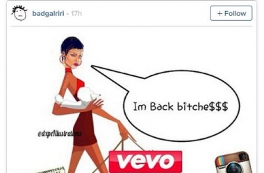 Rihanna rikthehet në<br />Instagram, lumturohet Noizy 