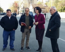 Elbasan, ministrja Gjermeni<br />inspekton realizimin e projekteve