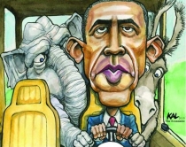 Krikatura e Obamës, ambasada<br />"Roli i satirës të nxisë mendime"