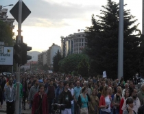 Përgjimet,mijëra protestues drejt <br />parlamentit maqedonas:Gruevski ik