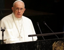 Papa thirrje liderëve botërorë<br />në OKB: Më shumë liri dhe punë