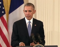 Pavar&euml;sia, Obama mesazh urimi<br />Nishanit:&nbsp;Mir&euml;njohje kontributit tuaj