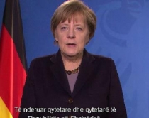 Merkel video-mesazh p&euml;r 25-vjetorin<br />e protestave studentore n&euml; Shqip&euml;ri