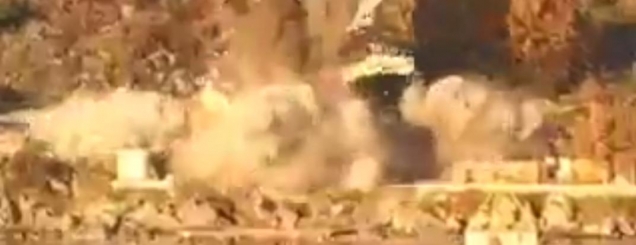 Videolajm/ Ja si u hodh në erë<br />me eksploziv ndërtesa në Butrint