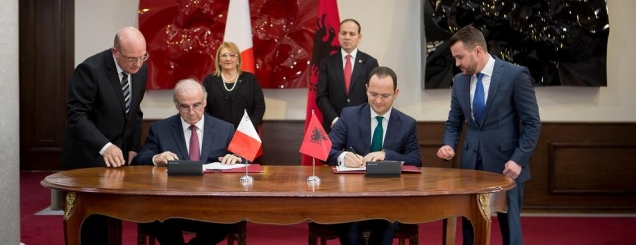 Malta e Shqipëria memorandum<br />bashkëpunimi për integrimin evropian
