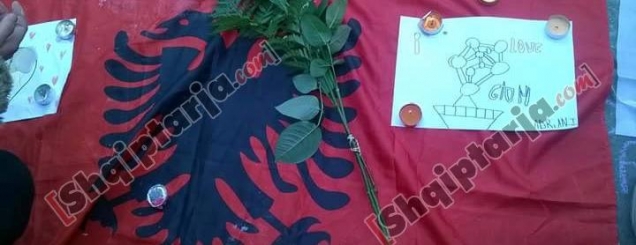 Flamuri shqiptar n&euml; homazhet&nbsp;p&euml;r<br />&nbsp;sulmet terroriste n&euml;&nbsp;Belgjik&euml; /Video