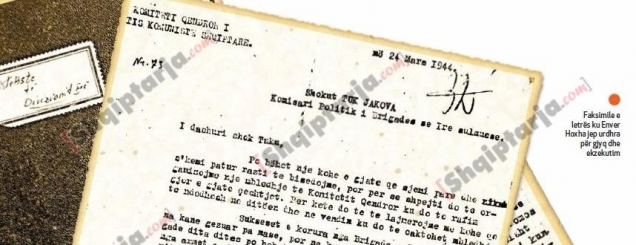 Letrat ku diktatori Hoxha jep<br />urdhra gjyqesh dhe ekzekutimesh