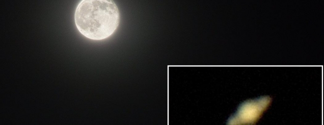 Saturni, planeti gjigand me unazë<br />“afrohet” me Hënën, si u pa në Tiranë