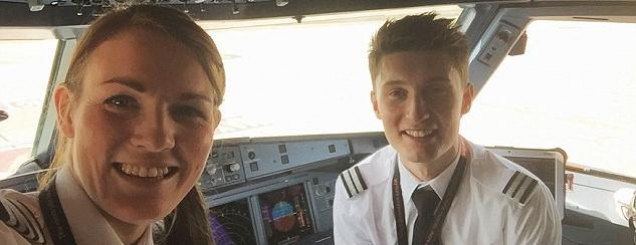 Britani, dy pilotët më të rinj në botë<br />të vetëm në fluturimin Londër-Maltë