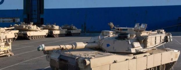 Gjermani, fillon zbarkimi i tankeve e<br />pajisjeve të Ushtrisë Amerikane