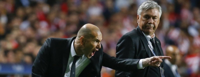 ​Anceloti, elozhe për Zidane:<br />Njeriu perfekt për Real Madrid