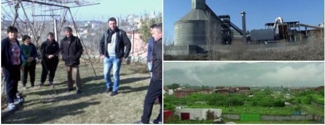 Fushë-Krujë, ankohen banorët:<br />Po na mbyt Fabrika e Çimentos