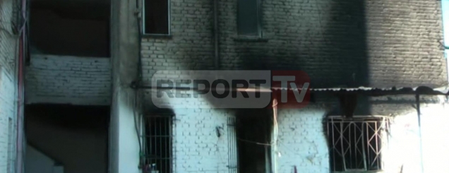 Thumanë,digjet banesa,familja<br />me 6 anëtarë në qiell të hapu