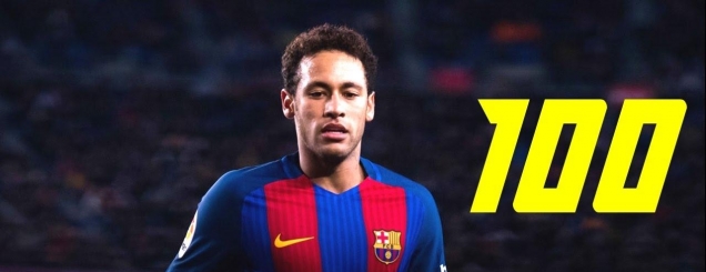 ​Neymar, në gjurmët e Rivaldo-s<br />shënon golin e 100 për Barcelonën