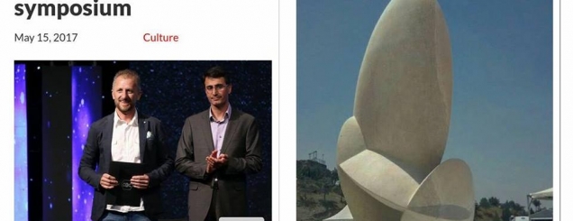 Genti Tavanxhiu Çmim të Parë <br />për skulpturën 2.8 m në Teheran