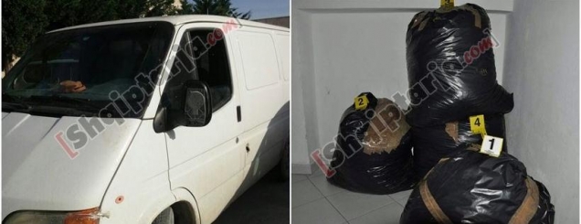 70 kg kanabis në sheshpushimin e<br />pallatit në Vlorë,pranga 24-vjeçarit