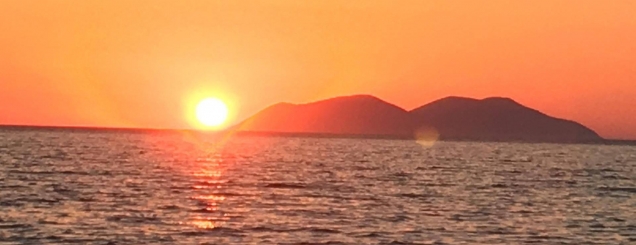 FOTO/Pamje fantastike nga<br />perëndimi i diellit në Vlorë