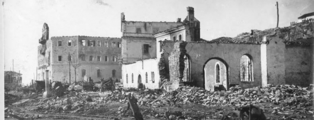Bombardimet aleate në Shqipëri,<br />imazhe nga Lufta e Parë Botërore