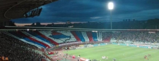Flamuri i Kosovës me ngjyrat serbe<br />në eleminatoret e Europa League
