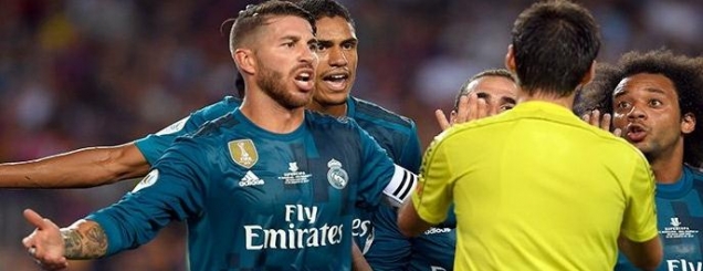 ​Reali me 10 lojtarë, Sergio Ramos:<br />Kristiano Ronaldo nuk simulon
