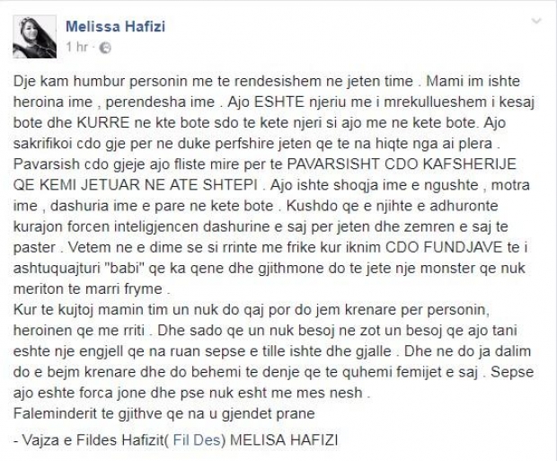 melisa hafizi