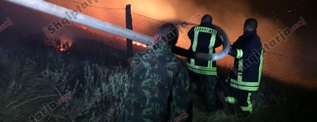 ​Shkodër, rrezikohen antenat e TV<br />nga zjarri në malin e Taraboshit