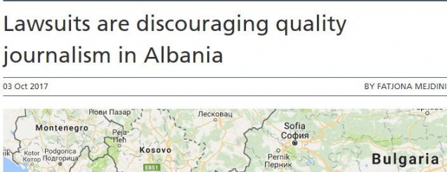“Indeksi i Censurimit”: Paditë po<br />dekurajojnë gazetarinë në Shqipëri