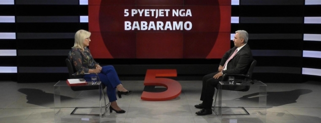 '5 pyetjet nga Babaramo',Nikolla:<br />Ligj për Shkencën, gati reforma<br>
