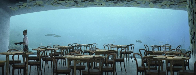 Norvegji, hapet ‘Under’, i pari <br />restorant nënujor në Europë<br>
